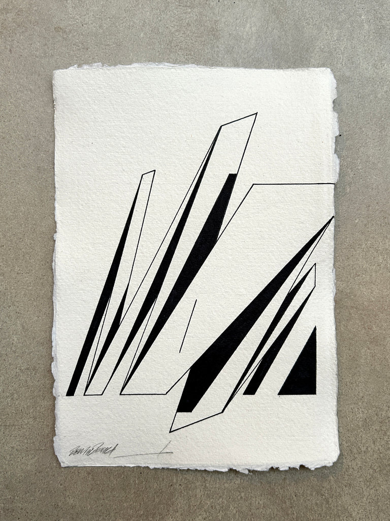 Compositional ink drawing 3