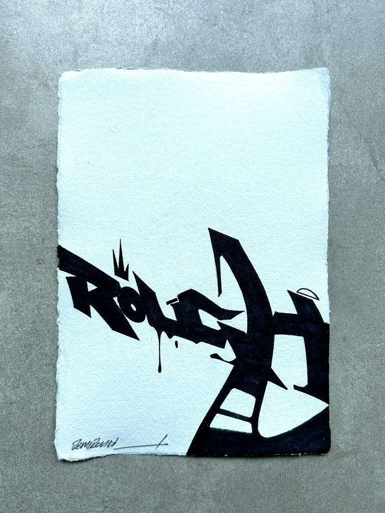 Rough black letter sketch 01